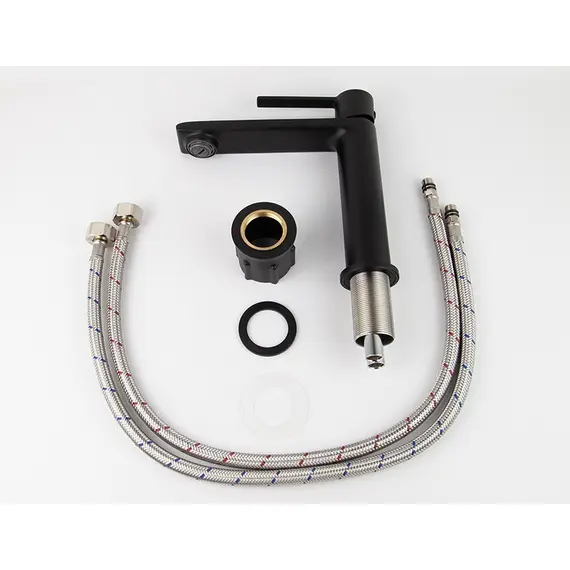 СМЕСИТЕЛЬ KAISER SERIO ДЛЯ РАКОВИНЫ BLACK MATT