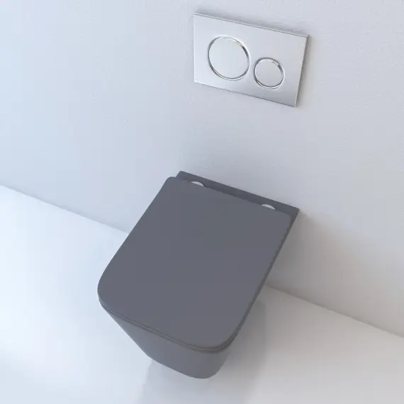 УНИТАЗ-ПОДВЕСНОЙ ESBANO GARTEZ СЕРЫЙ МАТОВЫЙ