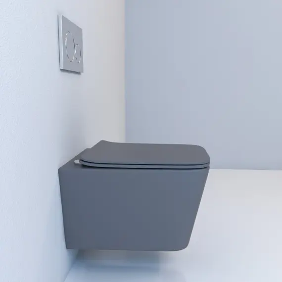 УНИТАЗ-ПОДВЕСНОЙ ESBANO GARTEZ СЕРЫЙ МАТОВЫЙ