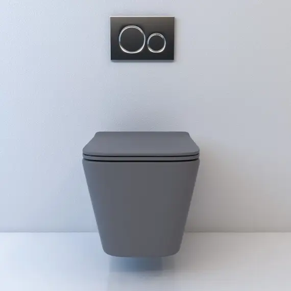 УНИТАЗ-ПОДВЕСНОЙ ESBANO GARTEZ СЕРЫЙ МАТОВЫЙ