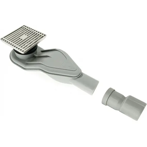 ТРАП ДУШЕВОЙ КВАДРАТНЫЙ ESBANO BOX  100*100 МАТОВЫЙ ХРОМ