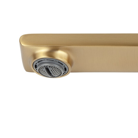 СМЕСИТЕЛЬ KAISER SERIO ДЛЯ РАКОВИНЫ BRUSHED GOLD