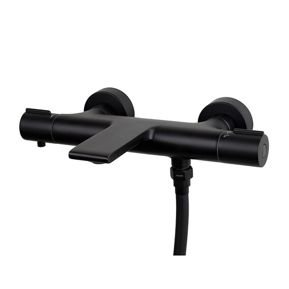 СМЕСИТЕЛЬ KAISER SERIO ДЛЯ ВАННЫ С ТЕРМОСТАТОМ BLACK MATT