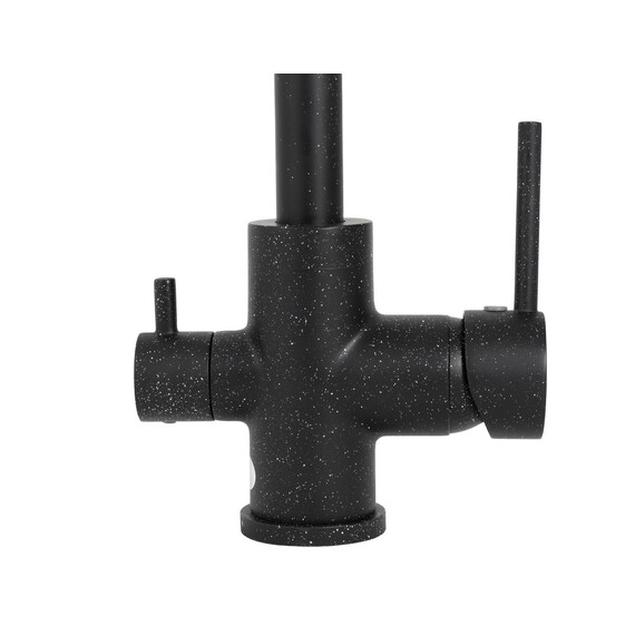 СМЕСИТЕЛЬ KAISER MERCUR ДЛЯ КУХНИ БОКОВОЙ ПОД ФИЛЬТР R-ИЗЛИВ ЧЕРНЫЙ-308