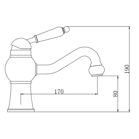 СМЕСИТЕЛЬ KAISER STONE ДЛЯ РАКОВИНЫ