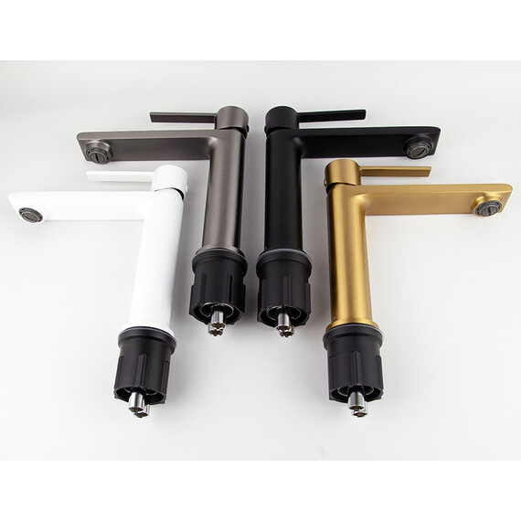 СМЕСИТЕЛЬ KAISER SERIO ДЛЯ РАКОВИНЫ BRUSHED GOLD