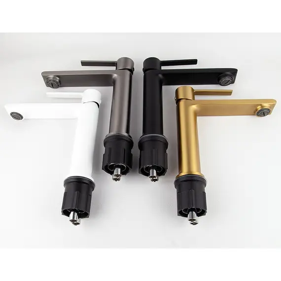 СМЕСИТЕЛЬ KAISER SERIO ДЛЯ РАКОВИНЫ BRUSHED GOLD