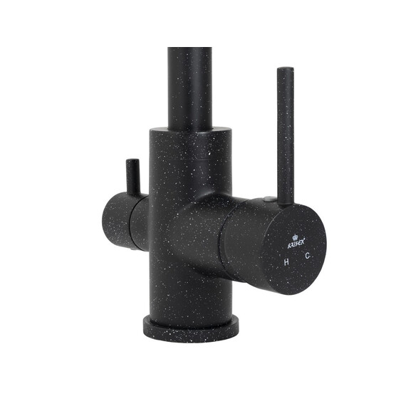 СМЕСИТЕЛЬ KAISER MERCUR ДЛЯ КУХНИ БОКОВОЙ ПОД ФИЛЬТР R-ИЗЛИВ ЧЕРНЫЙ-308