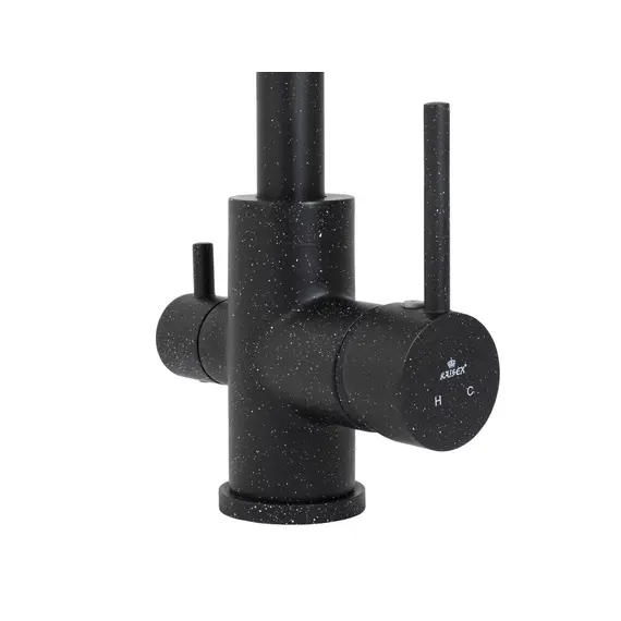 СМЕСИТЕЛЬ KAISER MERCUR ДЛЯ КУХНИ БОКОВОЙ ПОД ФИЛЬТР R-ИЗЛИВ ЧЕРНЫЙ-308