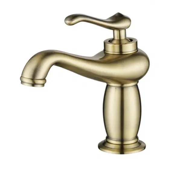 СМЕСИТЕЛЬ KAISER LOGO ДЛЯ РАКОВИНЫ, ОДНОРЫЧАЖНЫЙ , БРОНЗА