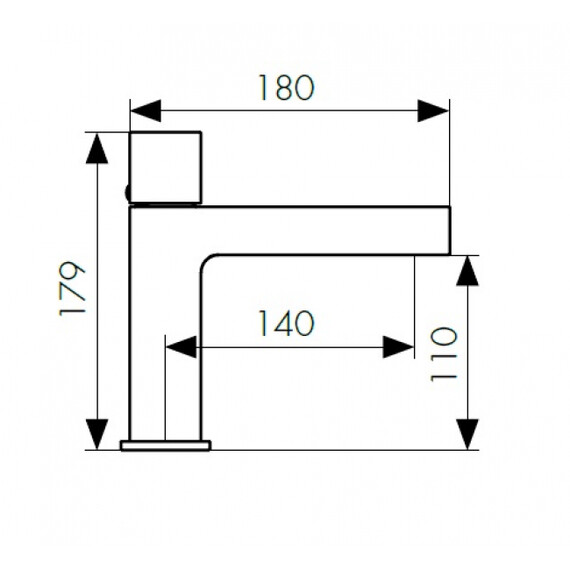 СМЕСИТЕЛЬ KAISER LOGO ДЛЯ РАКОВИНЫ ОДНОРЫЧАЖНЫЙ