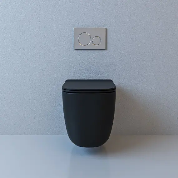 УНИТАЗ-ПОДВЕСНОЙ ESBANO GARANT ЧЕРНЫЙ МАТОВЫЙ