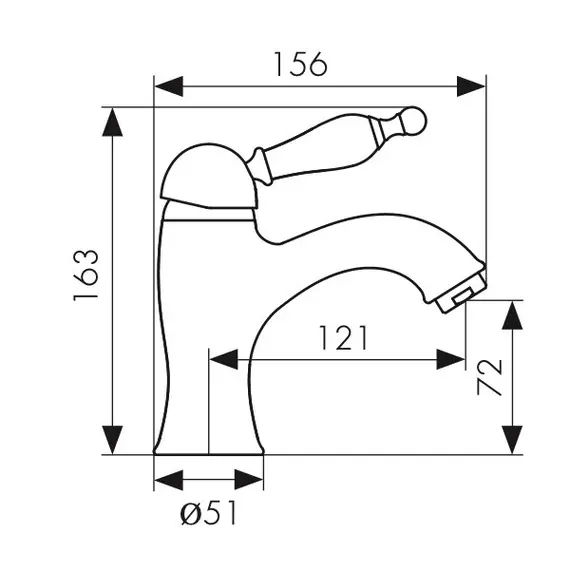 СМЕСИТЕЛЬ KAISER VINCENT ДЛЯ РАКОВИНЫ БРОНЗА