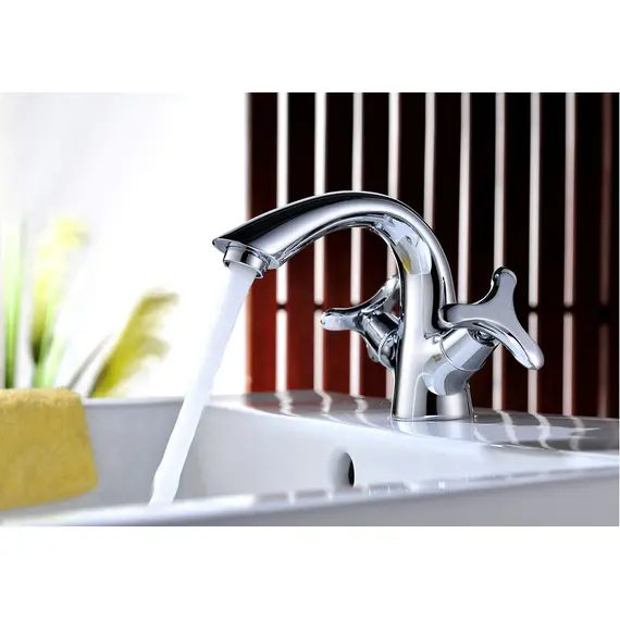 СМЕСИТЕЛЬ KAISER TRIO ДЛЯ РАКОВИНЫ КЕРАМИКА 3-Х ЛИСТНИК