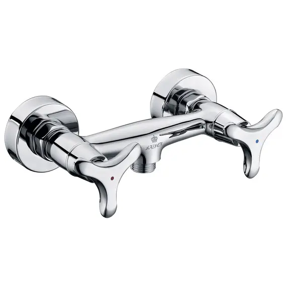 СМЕСИТЕЛЬ KAISER TRIO ДЛЯ ДУША КЕРАМИЧЕСКИЙ 3-Х ЛИСТНИК ХРОМ