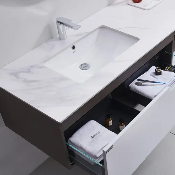 ТУМБА С РАКОВИНОЙ ORANS BC-1131-1500L ЦВЕТ: MFC 073 (1500X550X350)