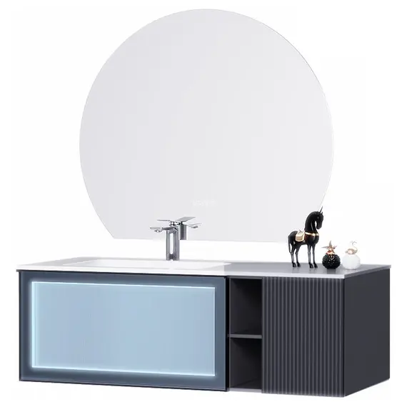 ТУМБА С РАКОВИНОЙ ORANS BC-9013-1200L ЦВЕТ: PU030 (800X550X400)