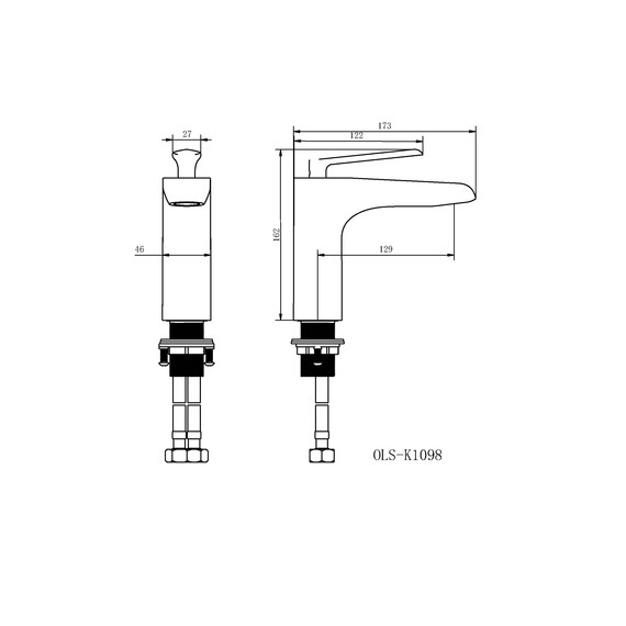 СМЕСИТЕЛЬ ДЛЯ РАКОВИНЫ ORANS OLS-K1098