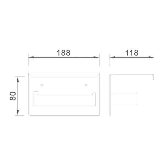 ДЕРЖАТЕЛЬ ДЛЯ ТУАЛЕТНОЙ БУМАГИ ORANS OLS-P7205