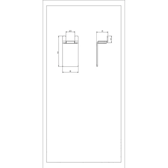 АКСЕССУАРЫ B&W SN-5183 НАСТЕННЫЙ ДЕРЖАТЕЛЬ (30X40X50)