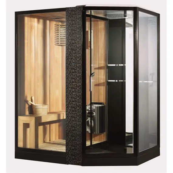 ДУШЕВАЯ КАБИНА С САУНОЙ ORANS SR-89103LS/RS ЧЕРНАЯ