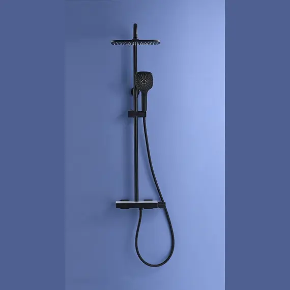 ДУШЕВАЯ СТОЙКА B&W UK5010В ЧЕРНЫЙ МАТОВЫЙ