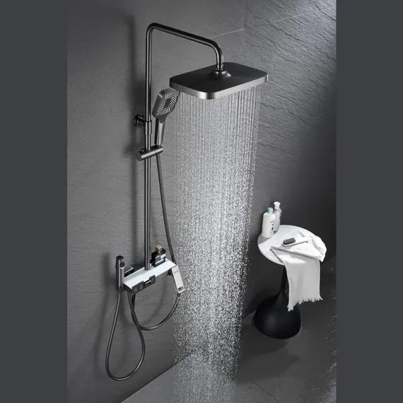 ДУШЕВАЯ СТОЙКА B&W UK5012MG ВОРОНЕНАЯ СТАЛЬ