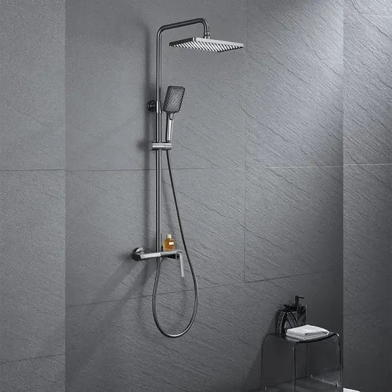 ДУШЕВАЯ СТОЙКА B&W UK5015MG ВОРОНЕНАЯ СТАЛЬ