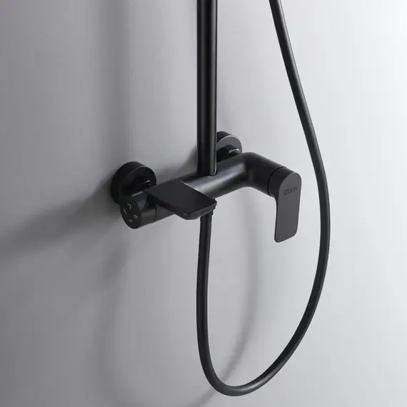 ДУШЕВАЯ СТОЙКА B&W UK8300В ЧЕРНЫЙ МАТОВЫЙ