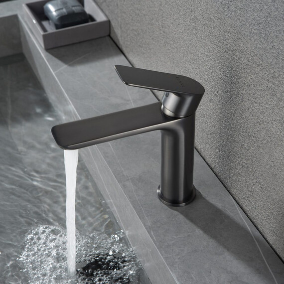 СМЕСИТЕЛЬ B&W UK8301B ДЛЯ РАКОВИНЫ ЧЕРНЫЙ МАТОВЫЙ