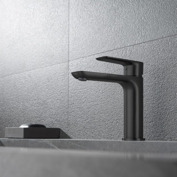 СМЕСИТЕЛЬ B&W UK8301B ДЛЯ РАКОВИНЫ ЧЕРНЫЙ МАТОВЫЙ