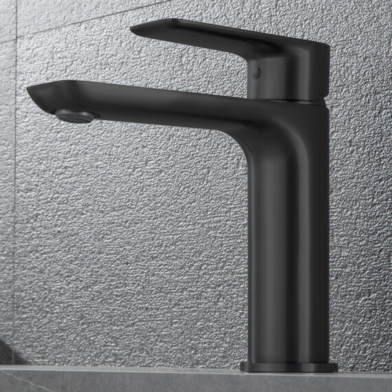 СМЕСИТЕЛЬ B&W UK8301B ДЛЯ РАКОВИНЫ ЧЕРНЫЙ МАТОВЫЙ