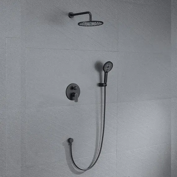 ДУШЕВОЙ ВСТРАИВАЕМЫЙ КОМПЛЕКТ B&W UK8311B ЧЕРНЫЙ МАТОВЫЙ