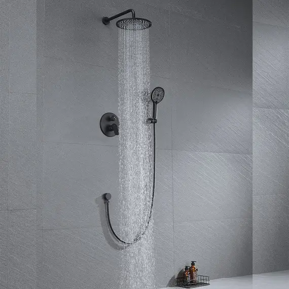 ДУШЕВОЙ ВСТРАИВАЕМЫЙ КОМПЛЕКТ B&W UK8311B ЧЕРНЫЙ МАТОВЫЙ