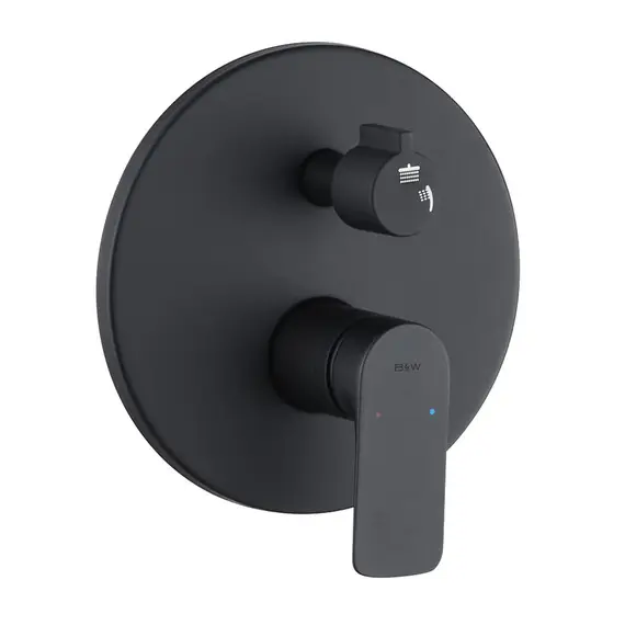 ДУШЕВОЙ ВСТРАИВАЕМЫЙ КОМПЛЕКТ B&W UK8311B ЧЕРНЫЙ МАТОВЫЙ