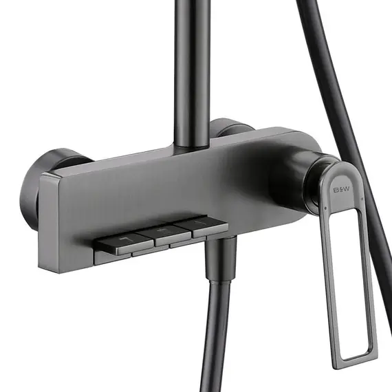 ДУШЕВАЯ СТОЙКА B&W UK9900MG ВОРОНЕНАЯ СТАЛЬ