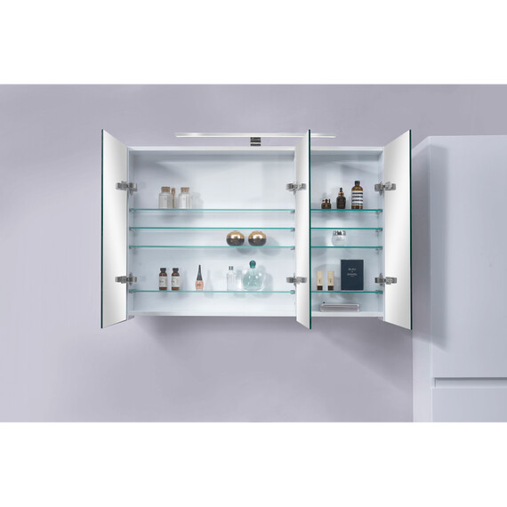 ЗЕРКАЛЬНЫЙ ШКАФ С ПОДСВЕТКОЙ ORANS BC-4023-1000 W ЦВЕТ: UV005 (1000X140X570)