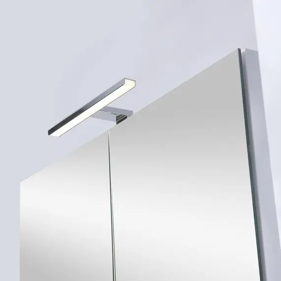 ЗЕРКАЛЬНЫЙ ШКАФ С ПОДСВЕТКОЙ ORANS BC-4023-600 W ЦВЕТ: UV005 (600X150X570)