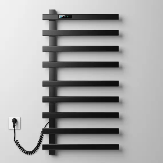 ПОЛОТЕНЦЕСУШИТЕЛЬ B&W N-355В-I MATT BLACK / WITH TOUCH CONTROLLER (920Х480X50)