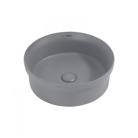 РАКОВИНА НАКЛАДНАЯ ABBER BEQUEM AC2103MG СЕРАЯ МАТОВАЯ