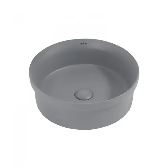 РАКОВИНА НАКЛАДНАЯ ABBER BEQUEM AC2103MG СЕРАЯ МАТОВАЯ