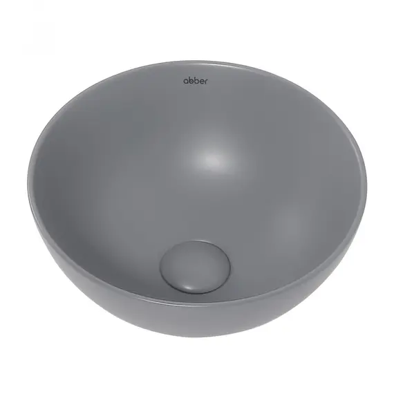 РАКОВИНА НАКЛАДНАЯ ABBER BEQUEM AC2106MG СЕРАЯ МАТОВАЯ