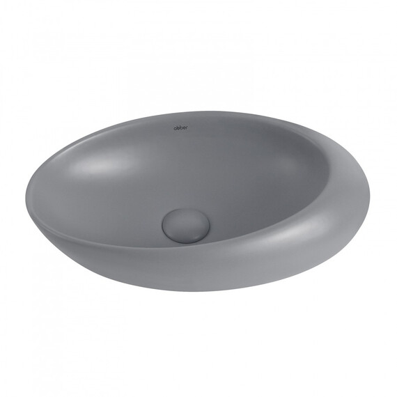 РАКОВИНА НАКЛАДНАЯ ABBER BEQUEM AC2107MG СЕРАЯ МАТОВАЯ