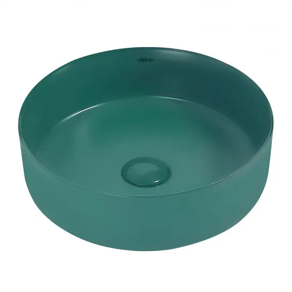РАКОВИНА НАКЛАДНАЯ ABBER BEQUEM AC2108MBG ТЕМНО-ЗЕЛЕНАЯ МАТОВАЯ