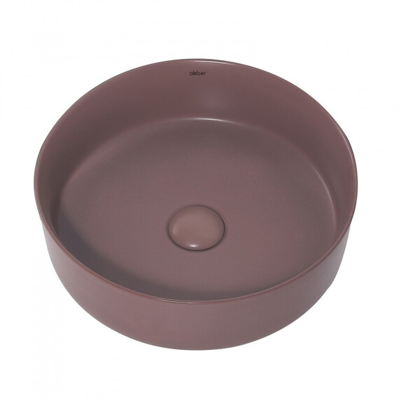 РАКОВИНА НАКЛАДНАЯ ABBER BEQUEM AC2108MC КОРИЧНЕВАЯ МАТОВАЯ