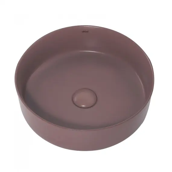 РАКОВИНА НАКЛАДНАЯ ABBER BEQUEM AC2108MC КОРИЧНЕВАЯ МАТОВАЯ