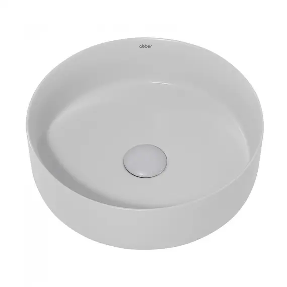 РАКОВИНА НАКЛАДНАЯ ABBER BEQUEM AC2108MLG СВЕТЛО-СЕРАЯ МАТОВАЯ