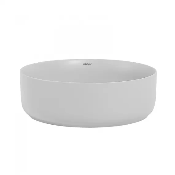 РАКОВИНА НАКЛАДНАЯ ABBER BEQUEM AC2108MLG СВЕТЛО-СЕРАЯ МАТОВАЯ