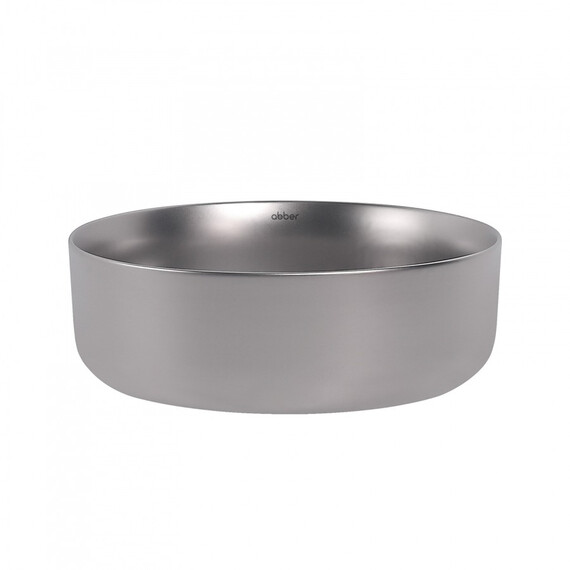 РАКОВИНА НАКЛАДНАЯ ABBER BEQUEM AC2108MS СЕРЕБРО МАТОВОЕ
