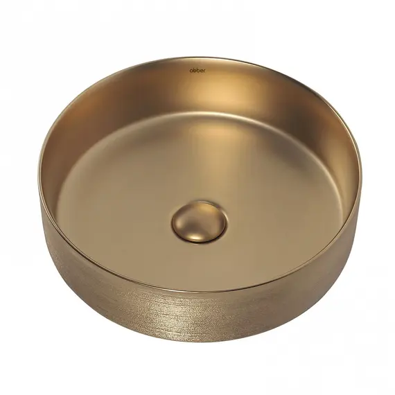 РАКОВИНА НАКЛАДНАЯ ABBER BEQUEM AC2109BGM ЗОЛОТО МАТОВОЕ